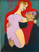 Ernst Ludwig Kirchner Great Lovers ( Mr and Miss Hembus) Sweden oil painting artist